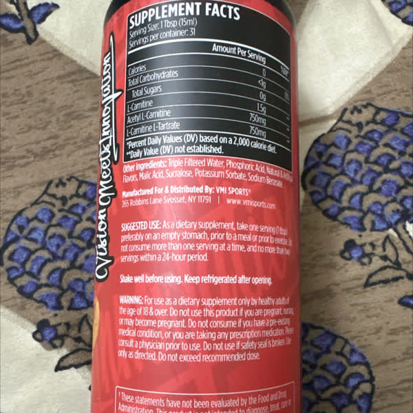 vmi sports l carnitine 3000 reviews L-Carnitine 3000 main image 1