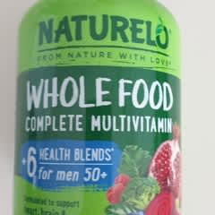 Men's 50 Multivitamin Easy One A Day | 120 Vegan Capsules (4 Month Supply) | 29 Essential Vitamins, Minerals & Fruit & Veg Extracts, For Men's Health And Vitality | NATURELO
