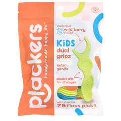 Kid's Dual Gripz（キッズ デュアル グリップ）、フッ化物配合で