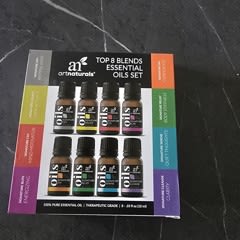 エッセンシャルオイル セット、トップ8 ブレンド、8本、各10ml（0.33液