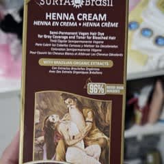 ヘナクリーム、ハイパフォーマンスヘルシーヘアカラー、白髪染め用