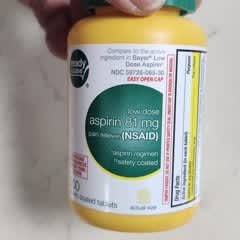 Aspirin、低量、コーディング、81 mg、300 腸溶粒