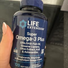 スーパーオメガ３サプリメント120粒✕３個 LIFE EXTENSION Amazon | LIFE EXTENSION スーパーオメガ3／120ソフトカプセル