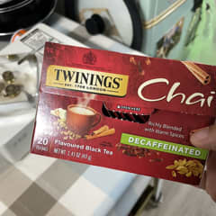 フレーバーブラックティー、チャイ、ティーバッグ25袋、50g（1.76オンス）