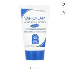 Moisturizing Cream, For Sensitive Skin, Fragrance Free, 2 oz (57 g)