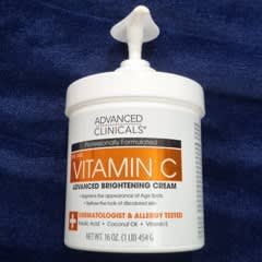 Advanced Clinicals Crème Éclaircissante Vitamine C - Lot De 3 X 454g - Formule Anti-Tâches