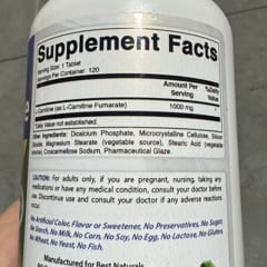 Page 1 - Reviews - Best Naturals, L-Carnitine, 1,000 mg, 120 Tablets - iHerb Page 1 - Reviews - Best Naturals, L-Carnitine, 1,000 mg, 120 Tablets - iHerb