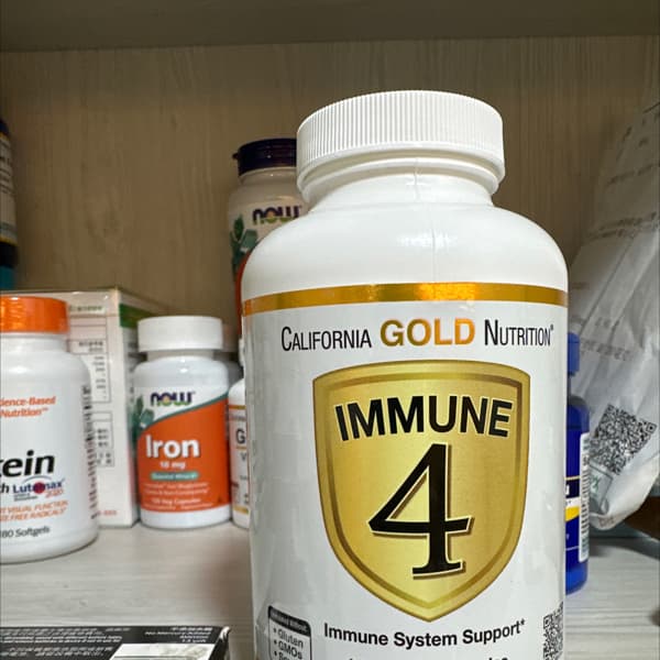 Immune4 環境に負けない体づくりをサポート60粒7つ180粒1つ ページ 1 - レビュー - California Gold Nutrition
