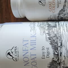 新品 MT. CAPRA グラスフェッド ヤギ粉ミルク 1.13kg2本セット ホール ゴートミルク、1.13kg（2.5ポンド）