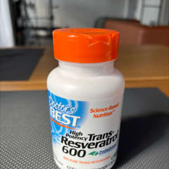 高濃度トランスレスベラトロール600、600mg、ベジカプセル60粒