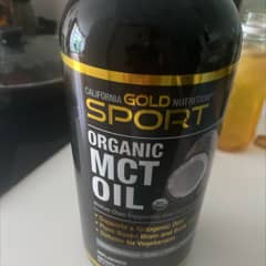 スポーツ、オーガニックMCT（中鎖脂肪酸トリグリセリド）オイル