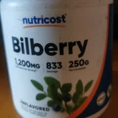 Bilberry Powder, Unflavored, 8.9 Oz (250 G - View #5