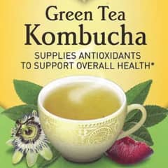 オーガニック、緑茶コンブチャ、ティーバッグ16袋、32g（1.12oz）