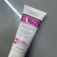 ビオチン、Strengthening Hair Mask、340ml（12液量オンス）