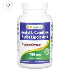 Page 1 - Reviews - Best Naturals, Acetyl L-Carnitine Alpha Lipoic Acid, 120  Capsules