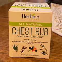 Balsamo Per Il Petto Herbion Naturals - Unguento Lenitivo 100g Con Oli Essenziali