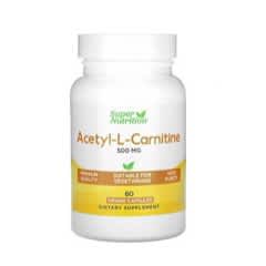 l acetil carnitina 500 mg Page 1 - Reviews - Super Nutrition, Acetil-L-carnitina, 500 mg, 60 cápsulas  vegetales