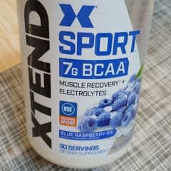 Sport（スポーツ）、7G BCAA、ブルーラズベリーアイス、345g