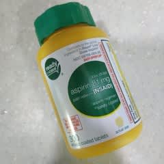 Aspirin、低量、コーディング、81 mg、300 腸溶粒