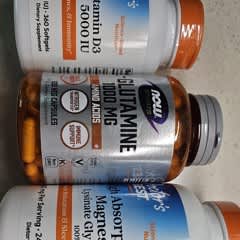 NOW Foods L-Glutamine Double Strength 1000 Mg – 240 Veg Capsules (Amino Acid Support)