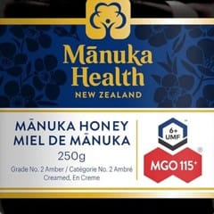 ロー マヌカハニー、UMF（ユニークマヌカファクター）6＋、MGO115＋