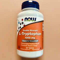 Best Naturals L-Tryptophan 1000mg Tablets – 60 Count – Natural Sleep Support Supplement