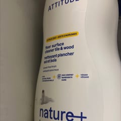 ATTITUDE Floor Cleaner Refill, EWG Verified, Streak-Free, Vegan & Plant-Based For Tile, Wood & Laminate Floors, Citrus Zest Scent, 67.6 Fl Oz