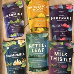 Cederberg Tea Company Organic Herbal Tea Assortment - 300 Bags (Chamomile, Ginger, Hibiscus) Compostable Tea Bags