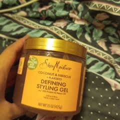 Shea Moisture Coconut & Hibiscus Flaxseed Defining Styling Gel 15 Oz / 425 G