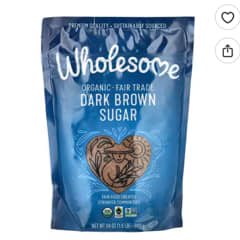 Organic Dark Brown Sugar, 24 oz (680 g)