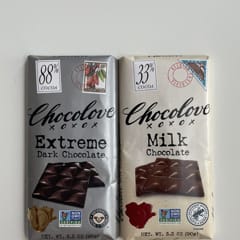 チョコレート・ラヴ エクストリームダークチョコレート、カカオ含有量88％、90g（3.2