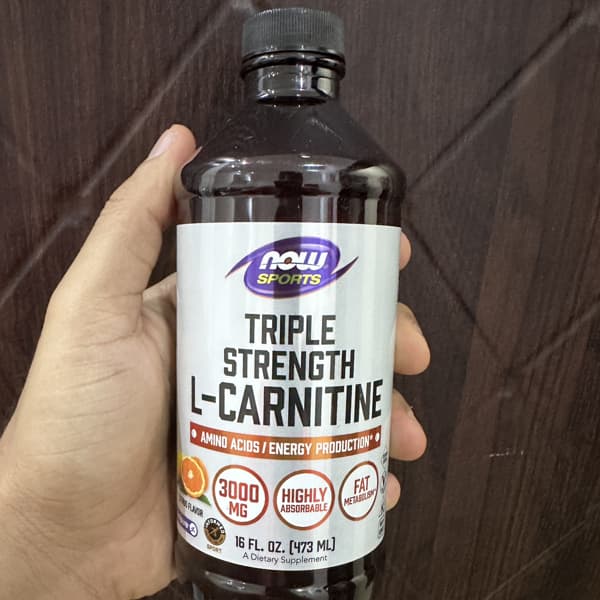 now sports triple strength l carnitine Now Sports Triple Strength L-Carnitine 3000MG.-32Sev.-473ML.-Citrus Flavor main image 1