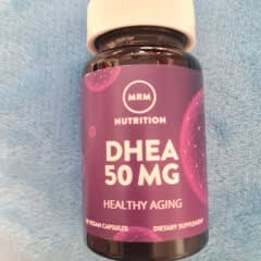 Complément DHEA 50 Mg MRM - 90 Capsules Végétaliennes - Anti-âge - Micronisées - Péremption 06/2027
