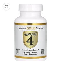 Immune4 環境に負けない体づくりをサポート60粒7つ180粒1つ ページ 1 - レビュー - California Gold Nutrition