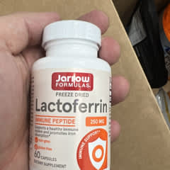 ラクトフェリン、フリーズドライ、250mg、60粒