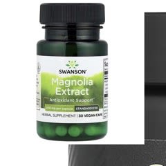 マグノリアエキス、200mg、ヴィーガンカプセル30粒