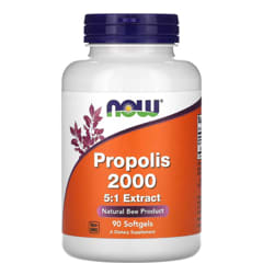 プロポリス2000、5倍濃縮エキス、ソフトジェル90粒（1粒あたり400mg）