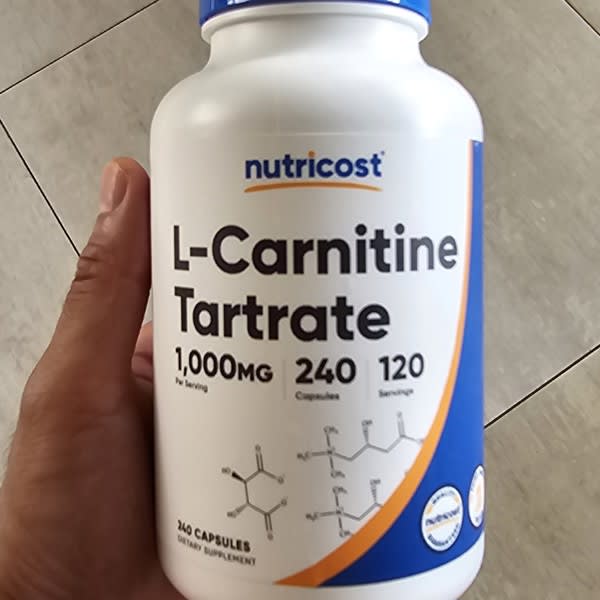 nutricost l-carnitine l-tartrate Tartrate 1000mg 60 Capsules Fat Metabolism Ome's Beauty Mart Lasting Supply Nutricost L-Carnitine Tartrate Powder 100