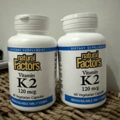 ビタミンK、120mcg、ベジカプセル60粒