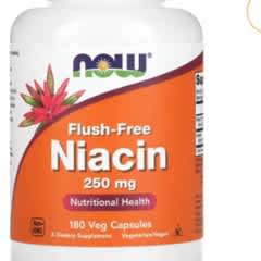 フラッシュフリーナイアシン、250mg、ベジカプセル90粒