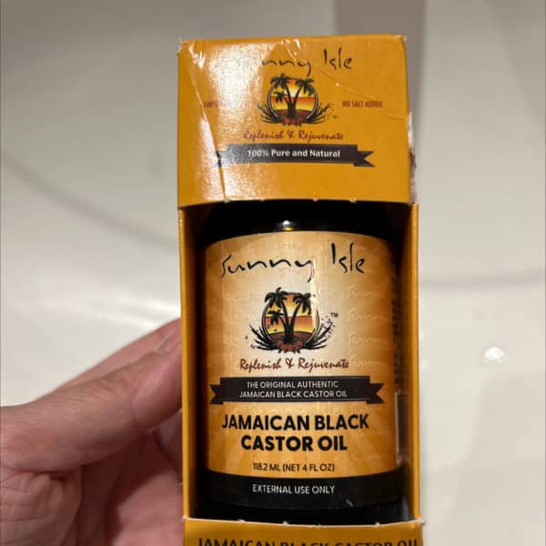 Huile De Ricin Jamaïcaine Sunny Isle - Mélange Aux Huiles Essentielles Pour Les Cheveux Et La Peau