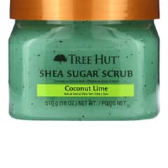 シアバタースクラブ、ココナッツライム、510g（18 oz）