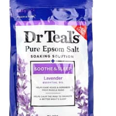 Pure Epsom Salt Soaking Solution, Lavender, 3 lbs (1.36 kg)