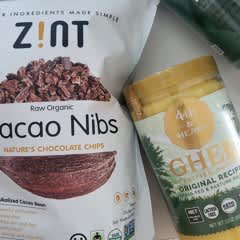 【カカオ】 未精製オーガニックカカオニブ、454g（16オンス）