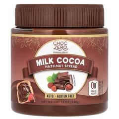 Page 1 - Reviews - ChocZero, Milk Cocoa Hazelnut Spread, 12
