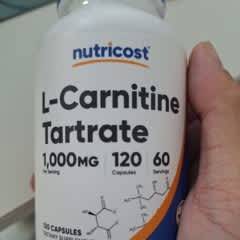 Página 1 - Reseñas - Nutricost, Tartrato de L-carnitina, 60 cápsulas (500  mg por cápsula)