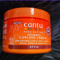 ナチュラルヘア用シアバター、ココナッツ カーリング クリーム、57g（2