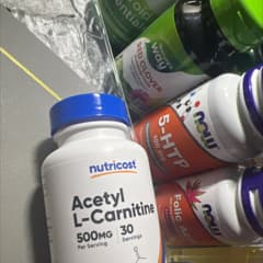 acetyl l carnitine nutricost Nutricost Acetyl L-Carnitine (ALCAR) 100 GMS (2 Pack) - 100 Servings Each -  1000mg Per Serving