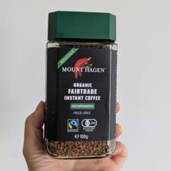 オーガニック フェアトレード カフェインレスインスタントコーヒー100g 20個 おもちゃ箱 24 Organic Days オーガニック インスタントコーヒー