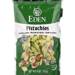 オーガニックピスタチオ、海塩ミスト、113g（4オンス）